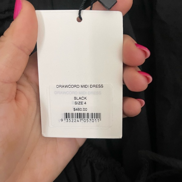 Matteu Drawcord Midi Dress NWT! - Picture 5 of 6